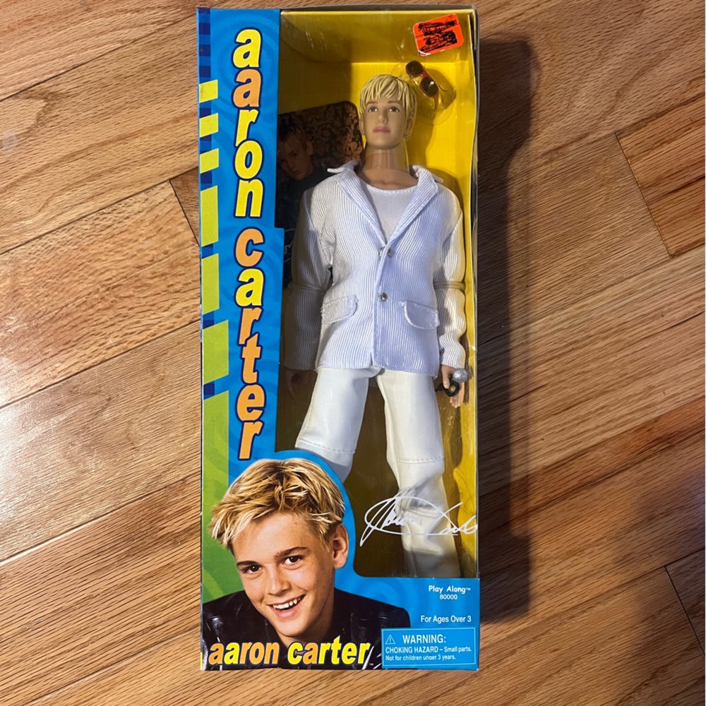 Aaron Carter Collectible Doll in White Outfit